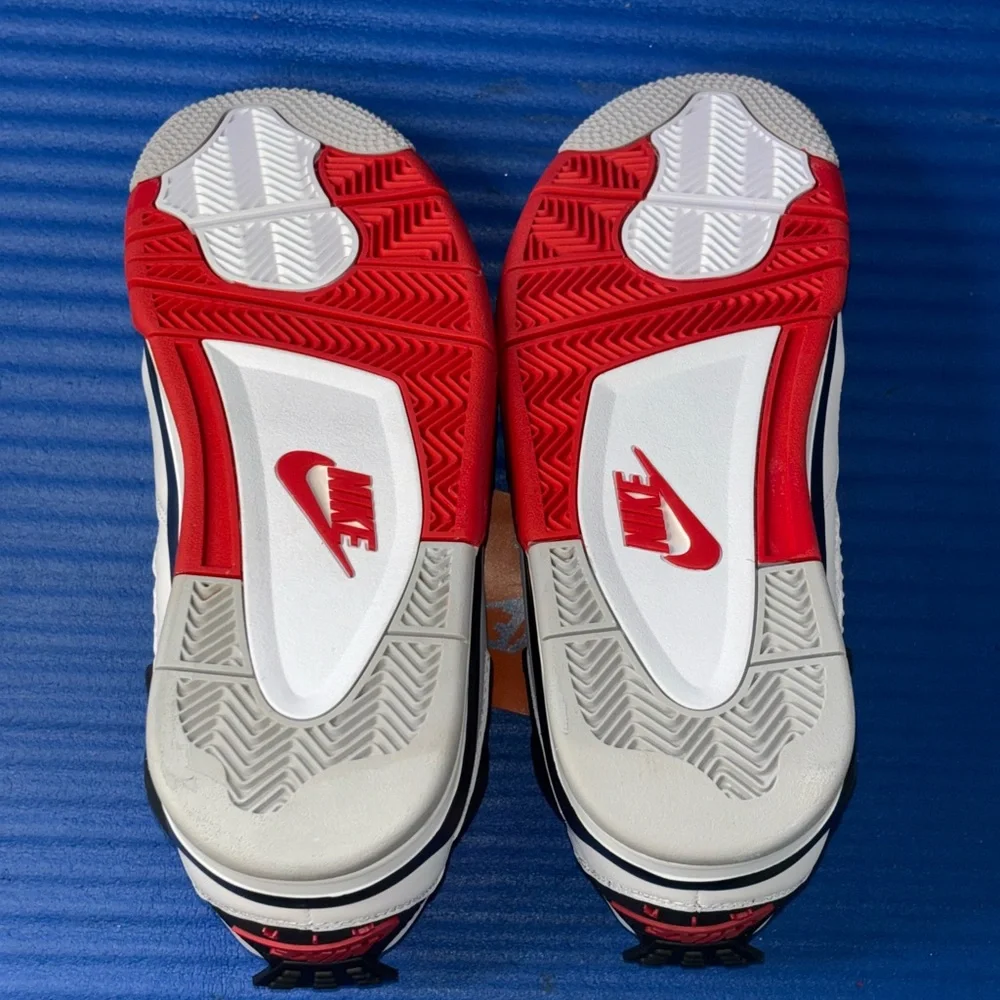 Size 6.5- Men’s Nike Air Jordan 4 Retro Fire Red (2020) DC7770-160 Women’s 8 NEW - Picture 8 of 10